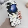 Funda para teléfono móvil Samsung Z Flip5 de moda europea y americana, nueva funda protectora para Z Flip4, accesorios con cerradura