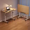 Mesa para laptop para apartamentos pequeños, adecuada para uso doméstico en la sala de estar, al lado del sofá, para estudiar y trabajar, mesita de noche móvil para el dormitorio