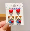 Pendientes para Niños Estilo Coreano, Clips para Orejas, Sin Perforaciones, Pendientes de Kuromi para Niñas, Joyería Dulce de Princesa, Pendientes Lindos para Bebés