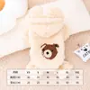 Ropa para Perros Otoño e Invierno Engrosada Cálida Ropa de Cuatro Patas Perros Pequeños Teddy Bichon Pomerania Gato Mascota Anti-Caída