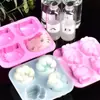 Colección de Moldes de Silicona Apretables Pata de Gato Waffle Cristal Epoxy Pegamento AB Materiales Hechos a Mano para Bricolaje Moldes para Juguetes de Comida