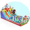 Novo castelo inflável ao ar livre, barraca quadrada, almofada de ar, cama de nuvem saltitante, material de membrana, escorregador de escalada, equipamento de diversão infantil