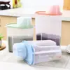Caja grande para almacenamiento de granos, recipiente de plástico para almacenamiento de alimentos, caja sellada para productos secos del hogar con tapa, recipiente de almacenamiento para cocina