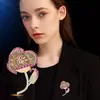Broche de Diente de León Rojo de Lujo Ligero y de Gama Alta, Accesorio Elegante, Broche de Lujo Ligero de Gama Alta, Accesorio para Ropa, Fábrica de Origen