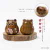 Sândalo Verde Escultura Desenho Animado Pintado Fofo e Divertido Acessório Decorativo Artesanal DIY Pingente de Colar Pingente de Chaveiro Pingente de Bolsa