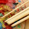 Set de Pinceles de Pintura al Óleo Mali, Pinceles de Cerdas para Pintar, Pinceles para Pintura Acrílica, Pinceles para Pintura Gouache, Pinceles Planos, 6 Piezas, Tamaños Individuales y Dobles, G1716