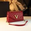 2026 Nuevo Bolso de Hombro Versátil para Mujer, Piel Genuina, Cadena Acolchada Estilo Chanel, Bolso Cruzado de Hombro Moderno y Elegante