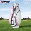 Bolsa de golf PGM para mujer, bolsa estándar ligera, cuero de microfibra TPU, impermeable, bolsa para palos y pelotas