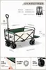Carrito de camping para exteriores, carrito móvil plegable especial para puestos de mercado nocturno, carretilla de mano portátil grande multifuncional