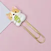 Clip de papel lindo de Corgi marcapáginas de dibujos animados clip de papel estudiante oficina notas libro de mano decoración venta al por mayor transfronteriza