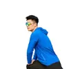 Jaqueta Camisa de Futebol Direto da Fábrica Masculina Feminina para Ciclismo ao Ar Livre Corrida Esportes Top à Prova de Vento com Capuz Manga Longa Cardigan