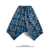 Pantalones Farol Tailandeses para Hombre y Mujer Verano Estilo Étnico Estampados Pierna Ancha Recortados Sueltos Talla Grande Pareja Shorts de Playa