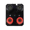 Terminal de audio de pie curvo de 4 bits Terminal de amplificador de audio WP4-10A Enchufe de una pieza para cableado externo WP Agujero de 4 mm