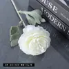 Flor de Lótus de Veludo Simulado de Cabeça Única, Nova Flor de Lótus para Decoração de Casamento, Flor de Lótus de Seda, Peônia de Veludo Atacado