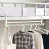 Colgador de Ropa con Forma de Ola para Mesita de Noche, Gancho sin Taladro para Literas Superiores e Inferiores, Gancho Multifuncional de Almacenamiento para Dormitorio