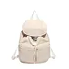 Mochila de nailon negra, deportiva y minimalista para mujer, nuevo diseño de moda, impermeable, con múltiples bolsillos, adecuada para estudiantes universitarios y viajes
