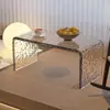 Mesa de café con ventanal transparente, Mesa baja simple de tatami, Mesa pequeña para alféizar de ventana de dormitorio, mesita de noche para uso doméstico