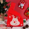 Bolsa de Presente de Tricô de Natal Nova Mais Vendida Transfronteiriça, Bolsa de Presente, Bolsa de Doces de Véspera de Natal, Bolsa de Presente, Bolsa de Mão