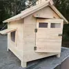 Gallinero para Uso Doméstico, Gallinero Grande para Exteriores para Invierno, Construcción Exterior de Autoensamblaje, Casa Pequeña Nueva para Poner Huevos Granja