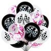 Decoraciones de Fiesta de Cumpleaños con Globos Temáticos de Carreras Mcqueen Transfronterizas con Juego de Globos de Látex de Coches Mcqueen