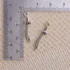 Colgantes de Arma de Aleación Vintage, Espadas, Hachas, Varios Colgantes, Pulseras Hechas a Mano para DIY, Collares, Pendientes, Materiales y Accesorios