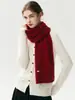 Cárdigan de cachemira de color liso con cuello redondo para mujer, manga larga, botones bordados de paraguas pequeños, capa exterior de suéter tejido, top de lana