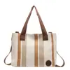 Bolsa de lona transfronteriza para mujer, nuevo modelo 2026, bolsa de mano tipo tote de gran capacidad para el día a día, bolso de hombro cruzado casual, bolso de mano