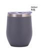 Suministro Directo Transfronterizo Exportación Taza Huevo Cáscara Huevo Exportación Acero Inoxidable 304 Copa Aislada Plástico Spray Vino Tinto Taza Huevo Forma U
