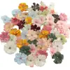 Flores de simulação diy cabeças de flor multicamadas Headdress Hanfu guirlanda de flores artesanal materiais flores de seda flores para grampo de cabelo flores para decoração de casamento flores