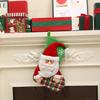 Calcetines de Santa Claus al por mayor Calcetines de Navidad Bolsas de Regalo Decoraciones Navideñas Calcetines para Árbol de Navidad Colgantes