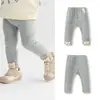 Ropa para Niños Balabala Pantalones para Niñas Pantalones Largos de Bebé Leggings 2025 Nuevo Otoño Elásticos Cómodos Moda Lindos