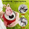 Abrelatas de Conejo de Dibujos Animados para Bebida de Cola Plástico Simple Pequeño Abrelatas a Prueba de Polvo Abretapas de Lata