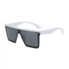 Moda Europea y Americana Transfronteriza Personalidad de Alta Gama Gafas de Sol de Una Pieza con Montura Grande Protección Solar Gafas de Sol Populares en Ins Gafas de Sol Gafas de Sol