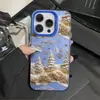 Copos de Nieve de Invierno Son Adecuados para Funda de Teléfono Móvil Apple 17Pro Iphone16 Creativo 14Promax Europeo y Americano 13 Nicho 15