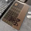 Venta al por mayor transfronteriza de alfombrillas de baño estilo nórdico, alfombrillas absorbentes, alfombrillas para entrada de baño, felpudos de secado rápido y alfombrillas de tierra de diatomeas