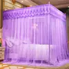 Mosquiteiro para Uso Doméstico, Cama de Casal 1,8m, Estilo Princesa, Estilo Palácio, De Chão, Quarto Tradicional, Três Portas, Estrutura Reforçada 1,5m