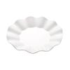Plato de Postre de Estilo Simple, Plato Nido de Pájaro, Vajilla Blanca Anti-Porcelana con Volantes para Desayuno, Fabricante de Platos para Té de la Tarde