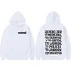 Sudadera con Estampado de Letras Rapper Melendi Jardin Con Enanitos para Hombre y Mujer Retro Hip-Hop