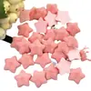 Color macarrón 1.8cm estrella de flocado accesorios de resina tocado pasador material para joyería broche de ropa accesorios