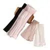 Mangas de Seda de Verano para Protección Solar de Mujer, Mangas Largas Extendidas con Protección UV para Brazos, Seda de Morera, Delgadas, Cómodas, Transpirables, Largas