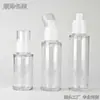 Garrafa Plástica Vazia Personalizada de 50/80/100ml para Essência e Loção com Parede Grossa, Ombro Grosso e Fundo Grosso, Tampa Meia Tampa com Pressão