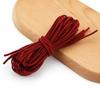 Corda de couro sintético aveludado de 3MM caixa de bolo corda artesanal DIY joia pulseira acessórios de cabelo buquê caixa de presente alça laço decorativo