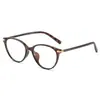 Gafas de montura completa estilo ojo de gato retro 9970 para mujer, efecto adelgazante sin maquillaje, se pueden equipar con lentes graduados, gafas versátiles y a la moda