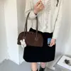 Bolso de Axila Retro de Ante y Velour de Gama Alta 2026 Nueva Moda Versátil Bolso Almohada Nicho para el Trabajo en un Solo Hombro Bolso para Mujer