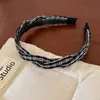 Diadema de Trenza a Cuadros Estilo Coreano para Mujer, Coleta para Lavarse la Cara, Elegante Diadema de Presión Alta para la Corona, Pinza para el Cabello Adelgazante para la Cara