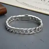Hip hop Olho de Hórus Olho de Deus Cubano moderno masculino personalizado Pulseira banhada a prata Masculino Cruz padrão de Fênix