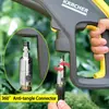 Yili Serie 4 Serie 5 Karcher Adaptado Pistola de Agua a Presión Manguera de Agua Conector de Conexión Rápida Antienrollamiento Accesorios de Acero Inoxidable