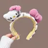 Nueva Diadema de Felpa para Niñas Pequeñas, Accesorio para el Cabello Kuromi, Nuevo Modelo 2026, Pinza para el Cabello para Lavarse la Cara, Accesorio para el Cabello de Bebé