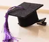 Temporada de Formatura Chapéu de Doutor para Estudante Decoração de Bolo Enfeites Uniforme de Bacharel Exame de Admissão ao Ensino Médio Cerimônia de Formatura Chapéu com Borla Acessórios