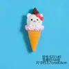 Nuevos Imanes Creativos de Resina para Refrigerador Platos de Mariscos Postres Gato Panda Imanes 3D Decoración de Refrigerador Venta al por Mayor